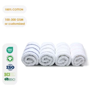 Premium 100% Cotton OEKO TEX Certified Eco-Friendly Kitchen Towels Reusable Soft Absorbent Quick-Drying Cleaning Cloths 50x70cm
