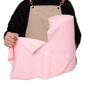 Premium 25*25CM Microfiber Disposable Cleaning Cloth Rolls Easy Cleaning and Disposal for Kitchen Use Warp Knitted Square Shape