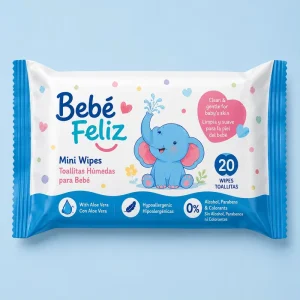 Premium Baby Wipes Skin Care Household Natural Plant Fiber for Latin America Market Bulk Sale