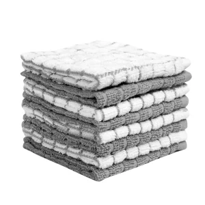 Premium Cotton Dish Cloths Dish Towels for Kitchen Light and Soft Quick Drying Dish Rags for Cleaning Highly Absorbent