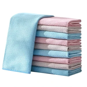 Premium Microfiber Cleaning Cloth Lint Free Micro Fiber Cleaning Dish Towels for House Kitchen Car Glass Window Microfiber Towel