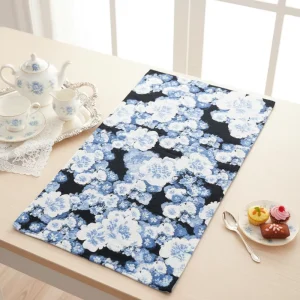 Premium Microfiber Printed Kitchen Tea Towel Non Fading Multipurpose Cleaning Towel for Home Catering Cafe Hotel Decoration