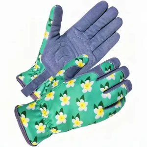 Premium Polyester Suede Palm Soft Non Slip Gardening Gloves Breathable Floral Work Gloves for Planting & Yard Maintenance
