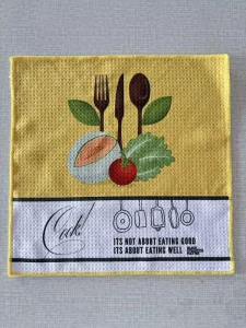 Premium Quality Cotton Kitchen Towels Quick-Dry Absorbent Soft for Hotels and Commercial Use Woven Technique