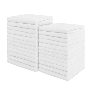 Premium Quality Microfiber Polyester Sublimation Washable White Terry Kitchen Towels Cloth Dish Towels Cloths