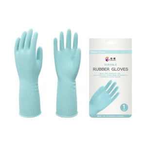 Premium Reusable Soft Comfort Elastic Household Latex Gloves Waterproof Durable Eco-Friendly Extra Grip Leak-Proof Car Wash
