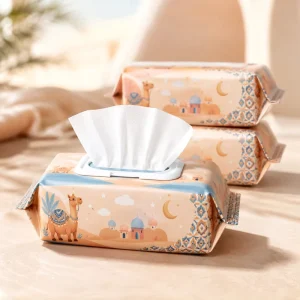 Premium Soft Non Woven Fabric Unscented Alcohol Free Hypoallergenic Extra Thick Sensitive Skin Cleaning Baby Wet Wipes