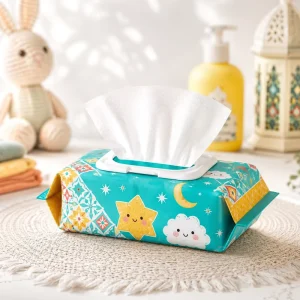 Premium Soft Non Woven Fabric Unscented Alcohol Free Hypoallergenic Sensitive Skin Cleaning Baby Wet Wipes