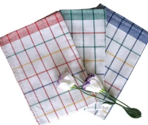 Printed Yarn dyed Jacquard 100% Cotton Tea Towel Home Use Custom Size