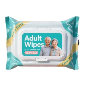 Private Label 100% Eco Friendly Flushable Bamboo Wet Wipes Adult Extra Soft Cleaning Wipes