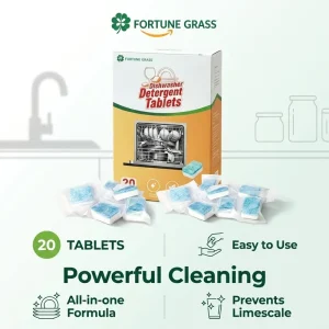 Private Label All in One Solid Eco Friendly Dishwashing Tablets Biodegradable for Dishwasher