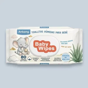 Private Label Cotton Baby Wipes Organic Chemical Free Earth Friendly Gentle Newborn Care Soft Disposable Natural Baby Wet Wipes