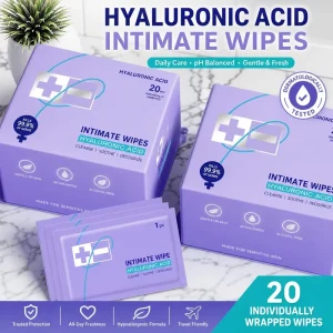 Private Label Eco Friendly Feminine Intimate Wipes for Daily Hygiene & Travel Custom Packaging