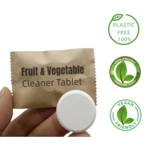 Private Label Fruit and Vegetable Wash Detergent Effervescent Cleaner Washing Cleaning Tablet