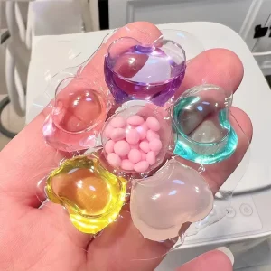 Private Label Laundry Detergent Beads Cloth Cleanser Eco Friendly Feature Customized Perfume Beads for Laundry Pods Liquid Beads