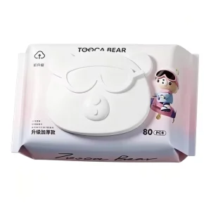 Private Label Wet Wipes Alcohol-Free Hypoallergenic Soft Thick Hand & Face Cleansing Wipes for Sensitive Skin Travel Size