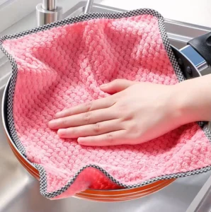 Product Washable Kitchen Professional Cleaning Cloths Microfiber Cleaning Towel Strong Dish Washing Cloth