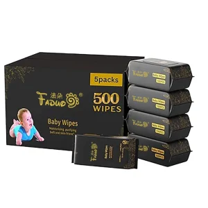 Professional 100pcs Eco-Friendly Skin-Friendly Customized Biodegradable Novel Hand&Face Soft Cleansing Baby Wipes