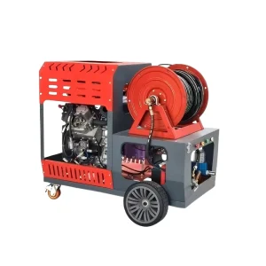 Professional 200 Bar Dredging Washer Sewer Jetting Machines Water Washing High Pressure Electric Drain Cleaner