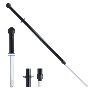 Professional 90 180cm Aluminum Telescopic Pole Compatible with Window Squeegee Cleaning Dusting Tools