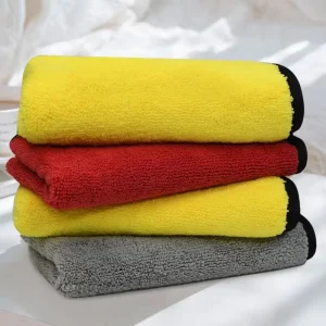 Professional Auto Detailing Cloth 40x40cm 400gsm Lint-Free Safe for Paint and Glass Microfiber Cleaning Cloth