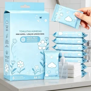 Professional China Manufacturers Custom Logo High Quality Oem Super Soft Eco-Friendly Non-Woven Cleansing Baby Wipes