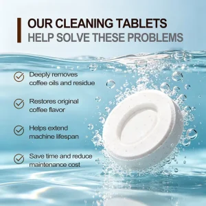 Professional Choose Coffee Cleaner Tablets Single piece Bulk Coffee Machine Cleaning Tablets