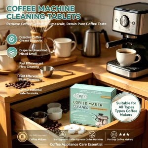 Professional Eco Safe Coffee Machine Cleaning Tablets Deep Clean Espresso Tablets for Home Use