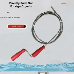 Professional Industrial Steel Plumbing Pipe Cleaners Tool Hand Crank Spiral Auger for Bathroom Floor Drain Blockage