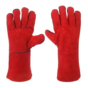 Professional Manufacturer Safety Fashion Garden Work Gloves Leather Welding Cowhide Anti Slip Silicone free Powder free