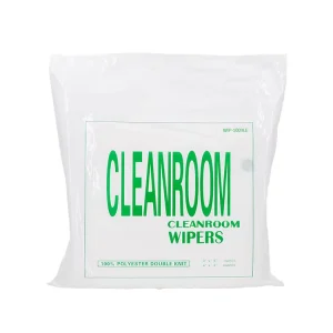 Professional Manufacturers 100% Polyester Square Cleanroom Wipes 22*22cm Eco Friendly Dust free Cleaning Cloth