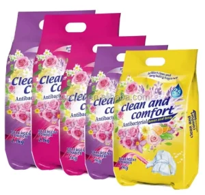 Professional OEM Detergent Powder Factory Direct Sale Household Strong Cleaning Power Detergent Washing Powder