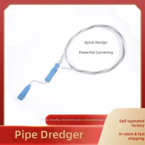Professional Plumbing Pipe Cleaners Tool Hand Crank Spiral Auger for Bathroom Floor Drain Blockage