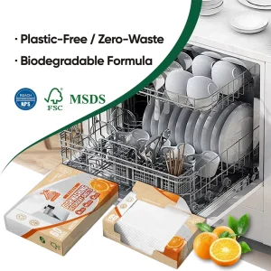 Pure Cleaning Eco Friendly No Phosphorus Kitchen Dishwashing Strips Professional Dishwasher Detergent Sheets