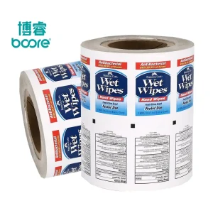 Qingzhou Bright Thermal Sealing Film for 70% Alcohol Pad Wet Wipes Sachet Packing Aluminum Foil Paper Packaging Film