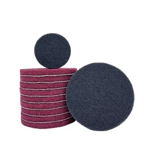 Quality Abrasive Polishing Flocking Scouring Pad Nylon Cleaning Industrial Scouring Pad Nylon Backing Scouring Pads