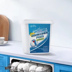 Quantum Powerball Dishwasher Pods Detergent Liquid Dishwashing Soap Advanced Clean Shine Dishwasher Tablets