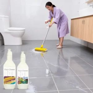 Quick Dry Floor Cleaner No Residue Non Slip Safety Formula for Bathroom and Living Room
