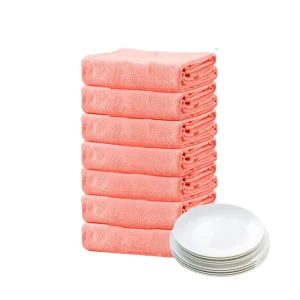 Quick Dry Microfiber Kitchen Cleaning Cloth Super Absorbent for Dish and Glass Wash Kitchen Clean Towel