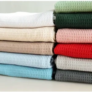 Quick Dry Waffle Woven Microfiber Tea Towel Absorbent Cotton Dish Towel for Kitchen Cleaning Sublimation Home Promotions