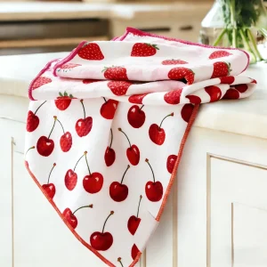 Quick Drying Tea Towel Kitchen Drying Microfiber Cloth Dish Towel Printing Logo Waffle Kitchen Printing Cleaning Tea Towel