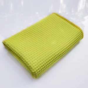 Quick Drying Waffle Weave Towel Rags Microfiber Cleaning Cloth for Kitchen Dish Car Glass