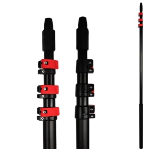 Quick Lock Multi Section 20ft Telescopic Pole Aluminum Long Handle Tools for Cleaning Adjustable Pole