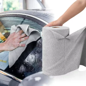 Quick Tear Cleaning Cloth Roll Reusable Washable Lint Free Highly Absorbent Fits Towel Holder Kitchen Towel Roll