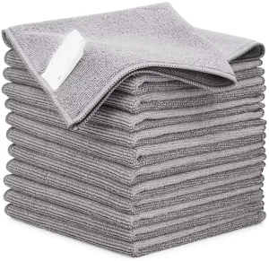 Quick dry Eco Friendly Square 30*30cm Microfiber Cleaning Cloth for Kitchen Use