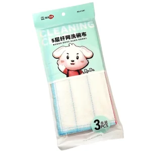 RM41201 3 Pack Cleaning Cloth Easy Clean Cloth for Kitchen Home Kitchen Rags