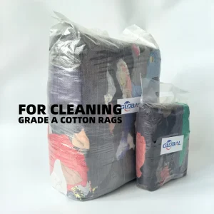 RTS Cotton Clean Cloth Rag Mixed Oil Cleaning 100 Kg Color Used T Shirt Rags Bale of Cotton Wiping Rags