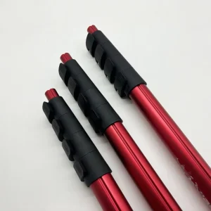 RV Mast Custom Length Aluminum Telescopic Retractable Pole with Flip Lock Wall Paint Roller Anodized Red Handle