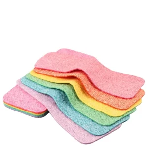 Rainbow Magic Eraser Sponge Cloth Multi layer Color Pull Off Cleaning Cloth Rainbow Rag