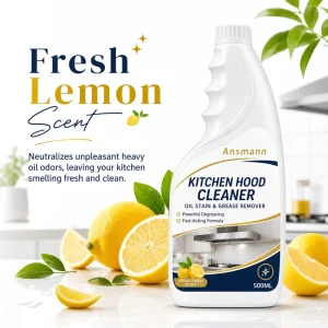 Range Hood Stove Degreaser Powerful Heavy Oil Cleaner Surface Safe Spray